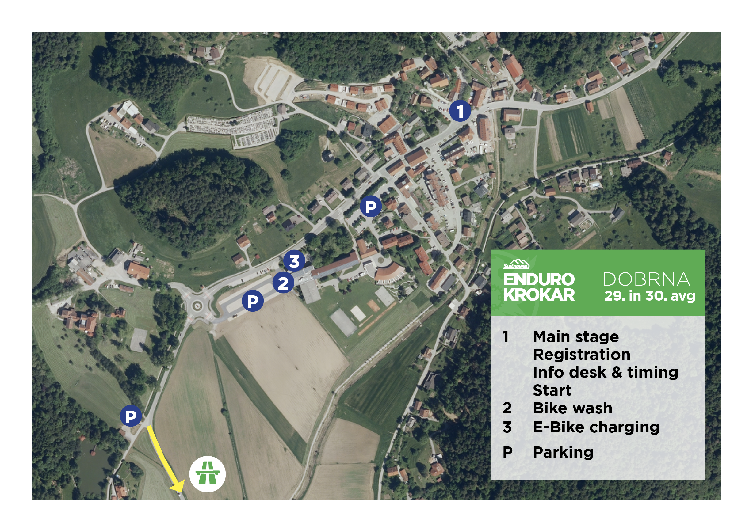 Zemljevid / profil tras SloEnduro Krokar